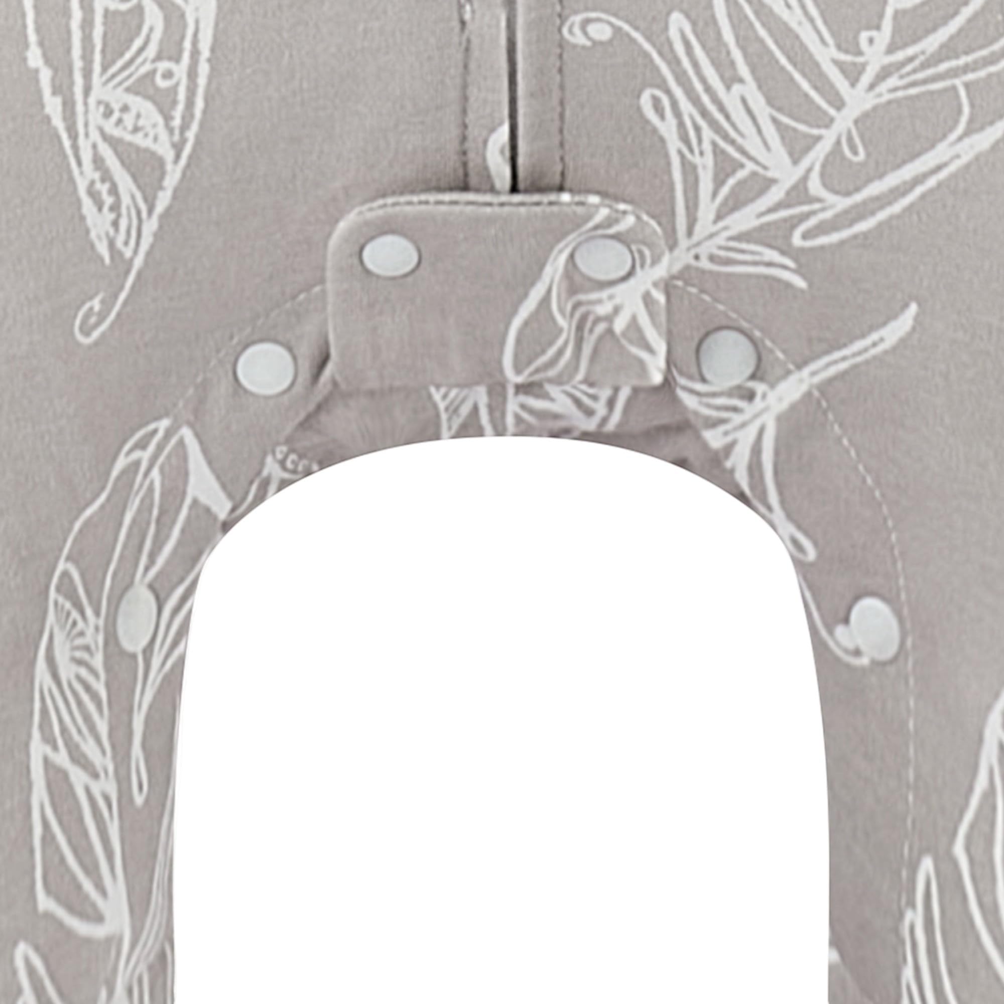 Nest Designs organic cotton sleep bag with bottom snaps simplifies diaper changes.