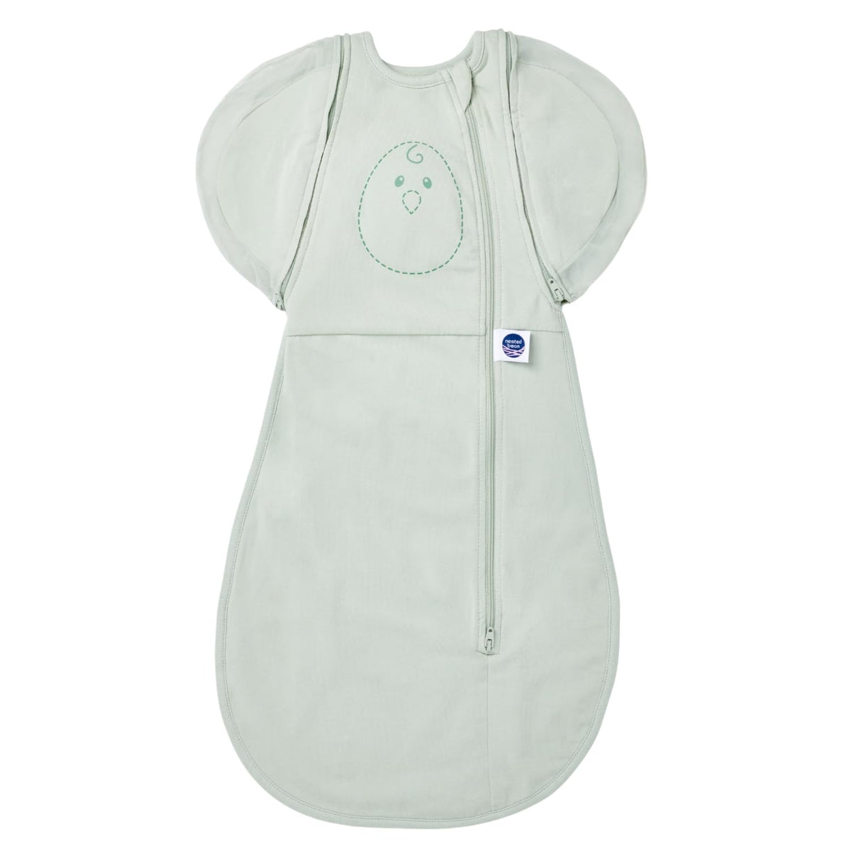 Nested Bean Air 6-in-1 swaddle arms positions for comfortable sleep flexibility