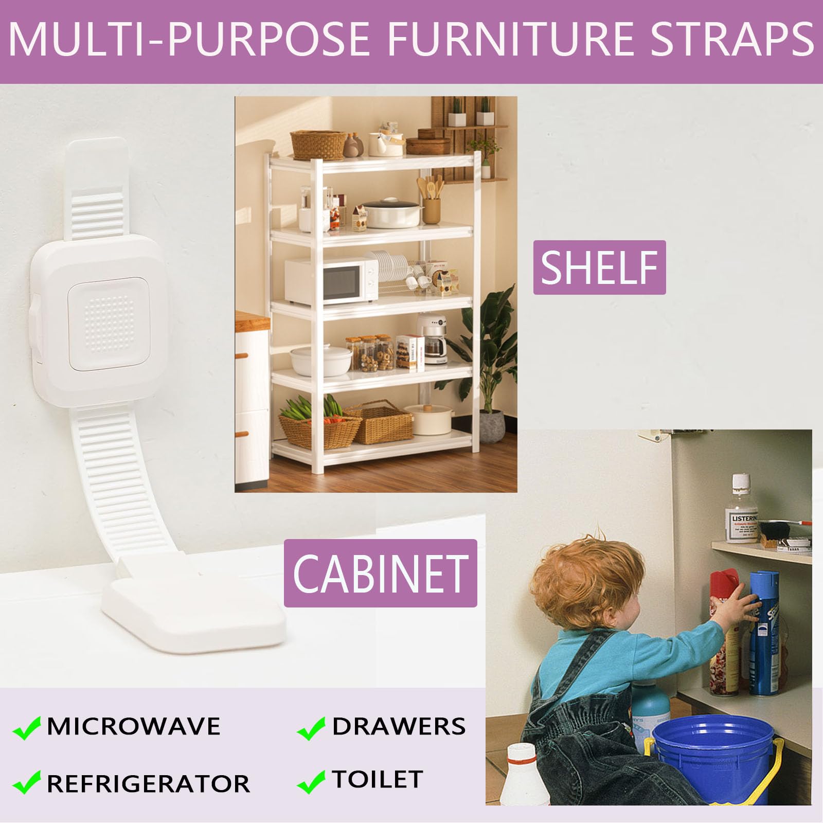NestGuard appliance anchor stabilizes washers and other appliances.