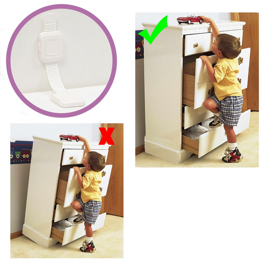 NestGuard strong adhesion provides reliable wall hold for baby-proofing.