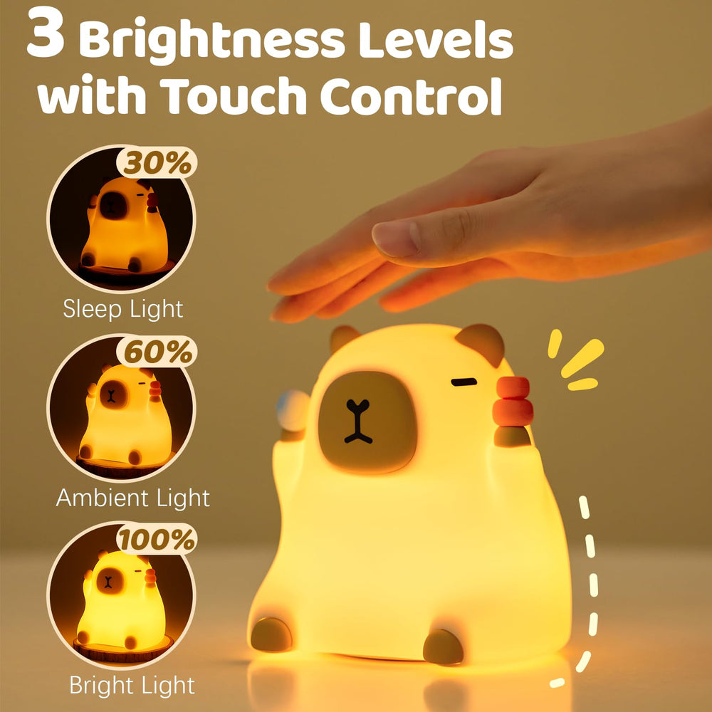 NesveCit Capybara Night Light soft glow ideal for bedtime stories