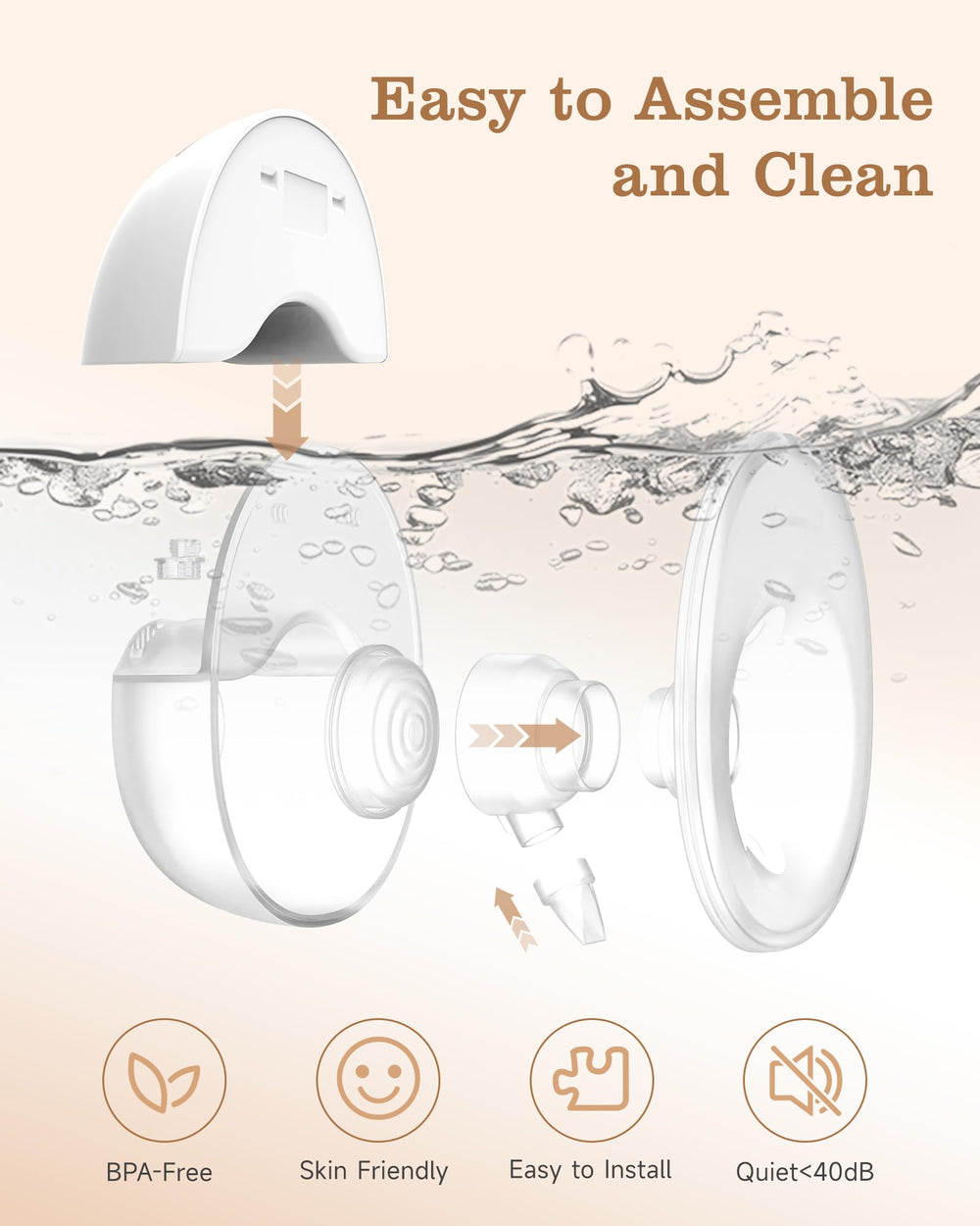 NesveCit double-sealed design minimizes leaks during longer pumping