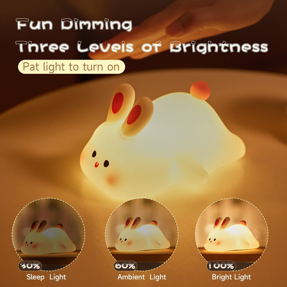 NesveCit silicone night light is baby-safe and squishy for tactile comfort
