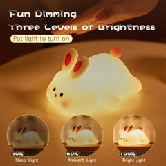 NesveCit silicone night light is baby-safe and squishy for tactile comfort