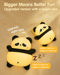 NesveCit Panda night light with volume settings for room size.