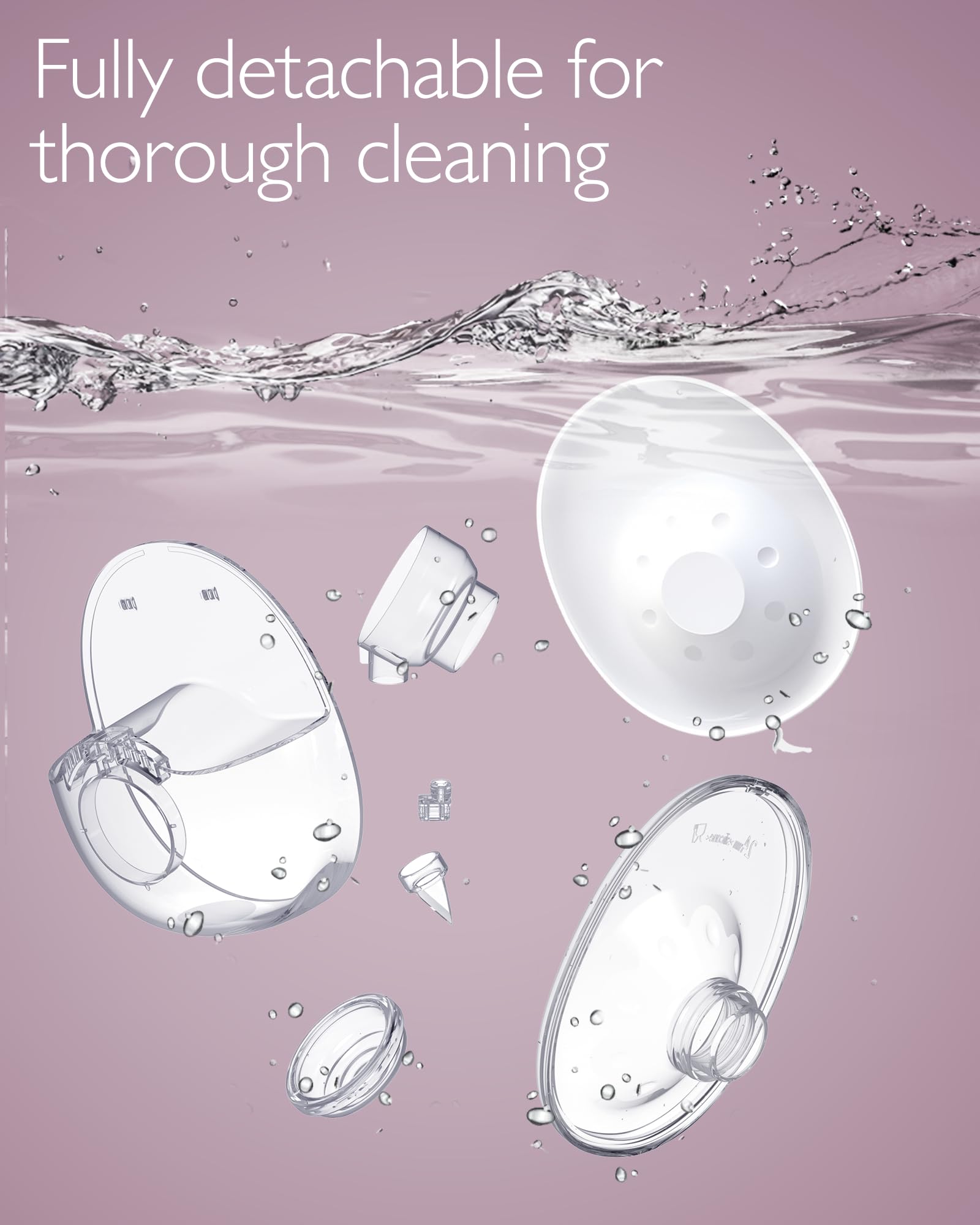 NesveCit two pack purple design for convenient, shared-use pumping.