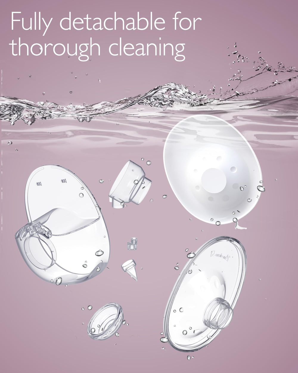 NesveCit two pack purple design for convenient, shared-use pumping.