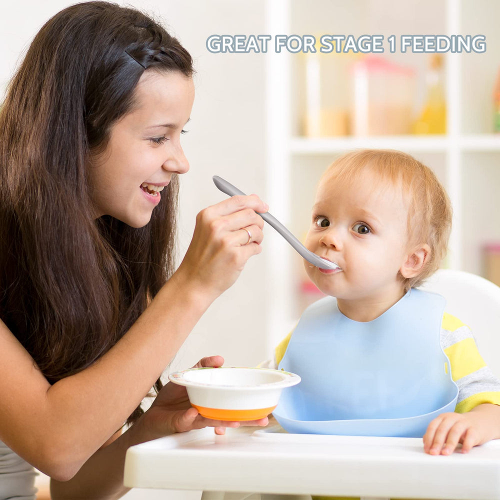 NETANY 6-pack pastel colors make mealtime visually soothing for babies