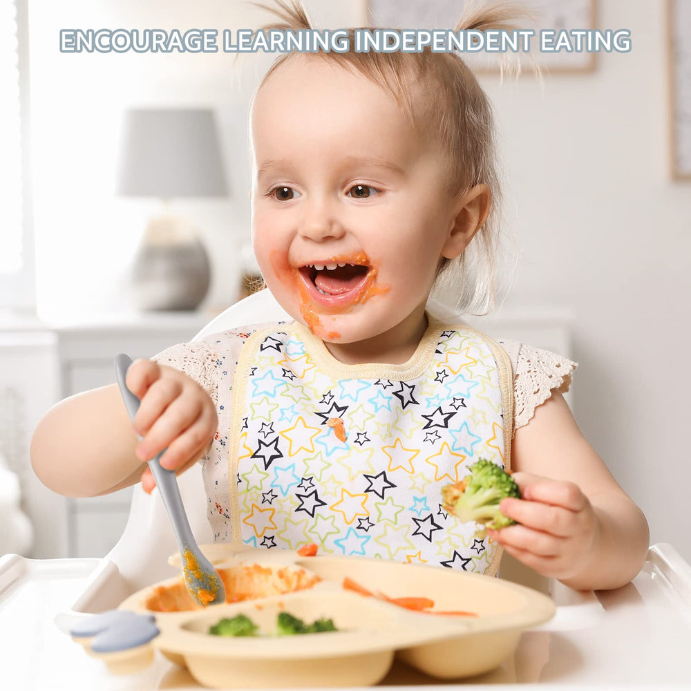 NETANY soft-mouth-safe design minimizes irritation during teething meals