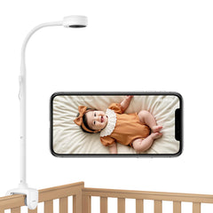 NETVUE Peekababy-4in1-crib-stand supports wall, clip, surface, and wrap mounting