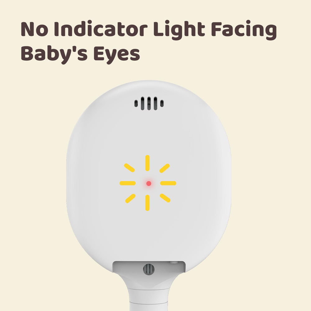NETVUE Peekababy stand fits all cribs and adapts to multiple mounting styles.