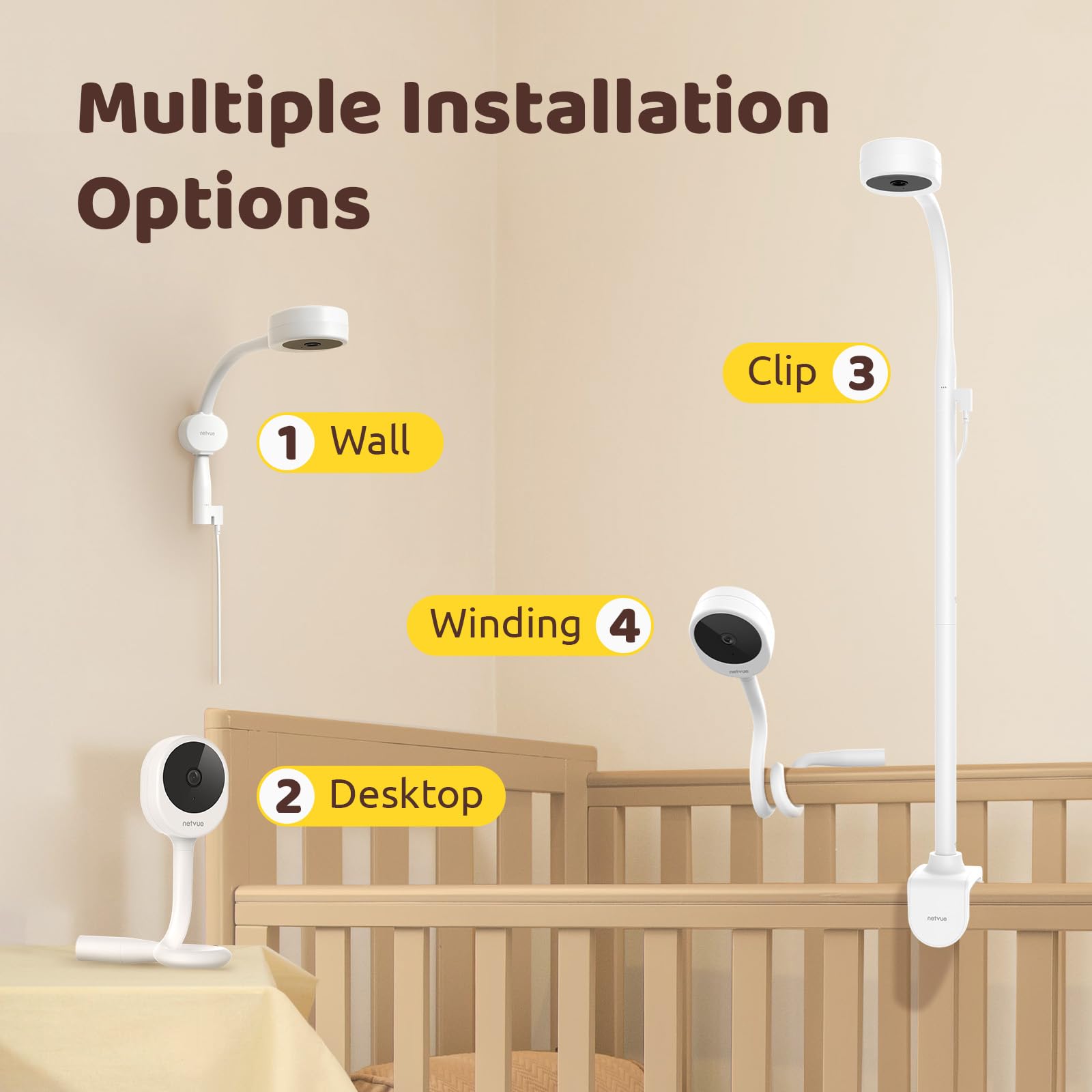 NETVUE Peekababy-live-stream-multi-device lets family view moments across devices