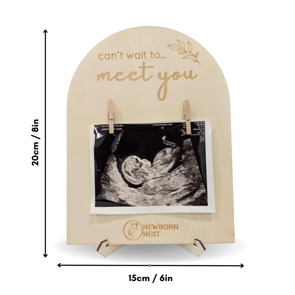 Newborn Nest plywood construction emphasizes durable, long lasting keepsake for growing family memories.