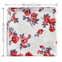 Newborn Swaddle Blanket zero-to-three-months fit demonstrated by generous size.