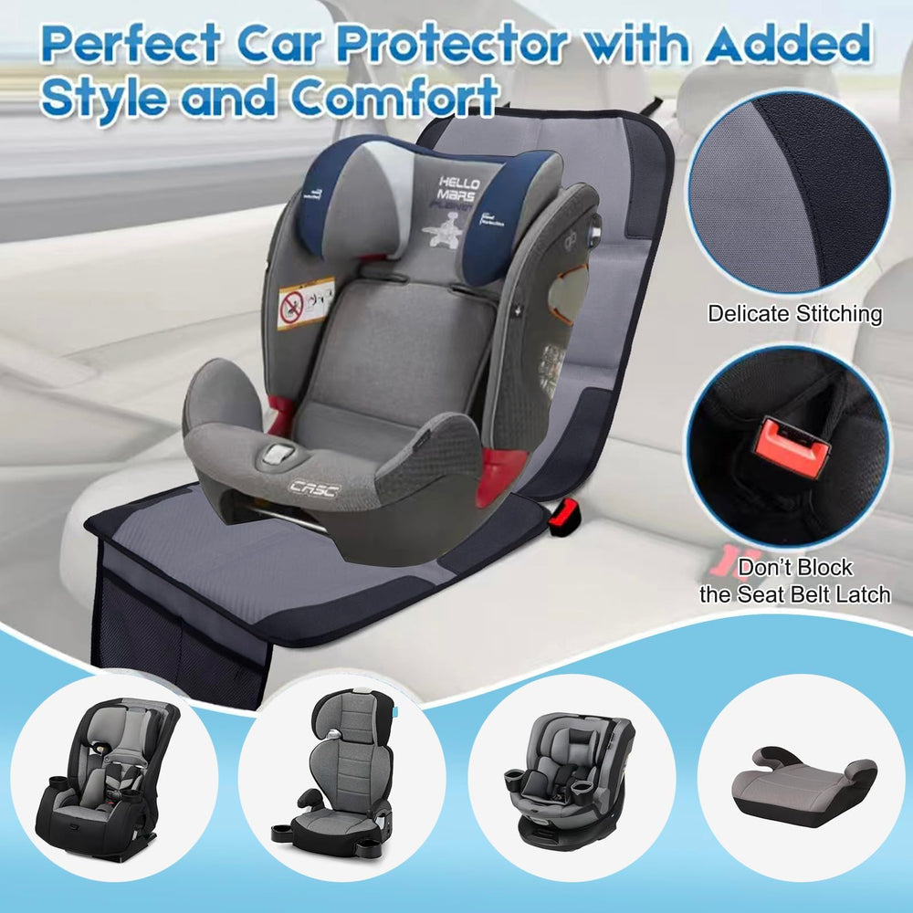 NEWFOM car-seat protector mesh pockets use for organizing small items