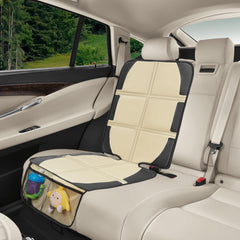 NEWFOM car seat protector non-slip backing minimizes shifting for secure seating