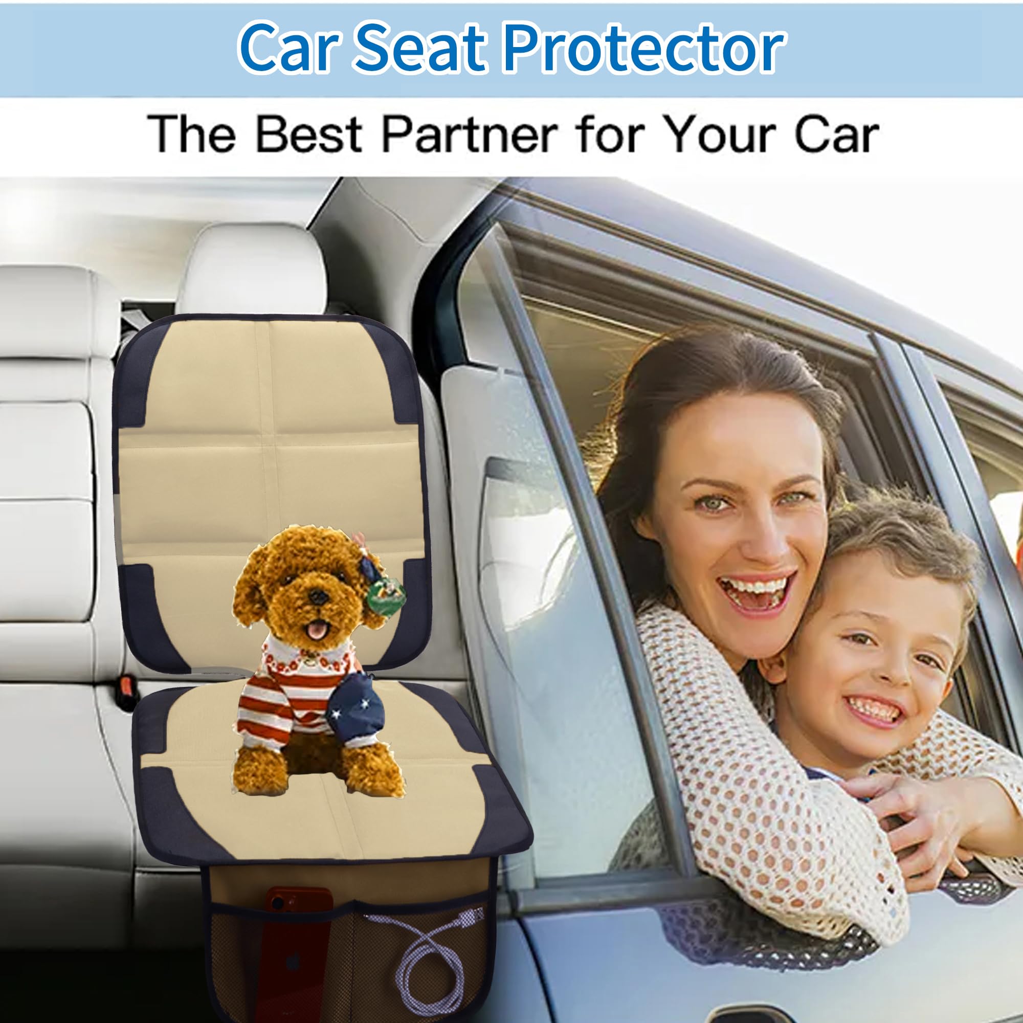 NEWFOM non-slip backing secures the protector during travel