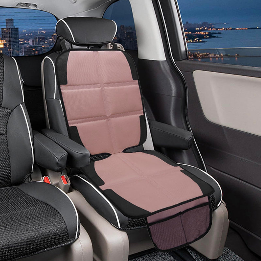 NEWFOM car seat protector rose-gold detail adds stylish touch