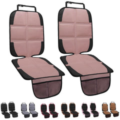 NEWFOM car seat protector top view shows padded waterproof surface for spills