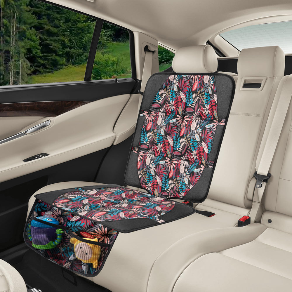 NEWFOM car seat protector uses waterproof 600D material to guard upholstery.