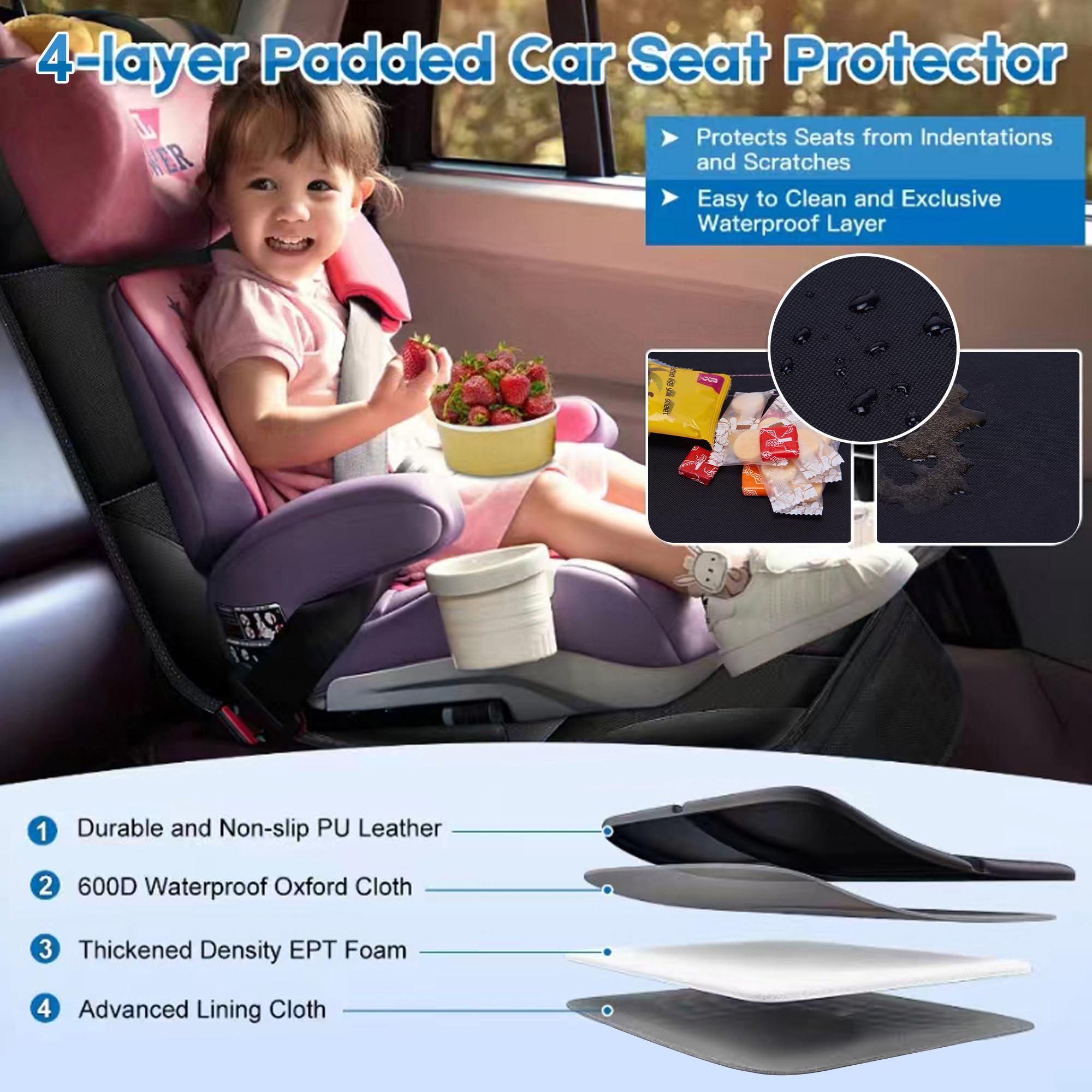 NEWFOM 17.9x46.45 inch protector fits Jeep, van, SUV.