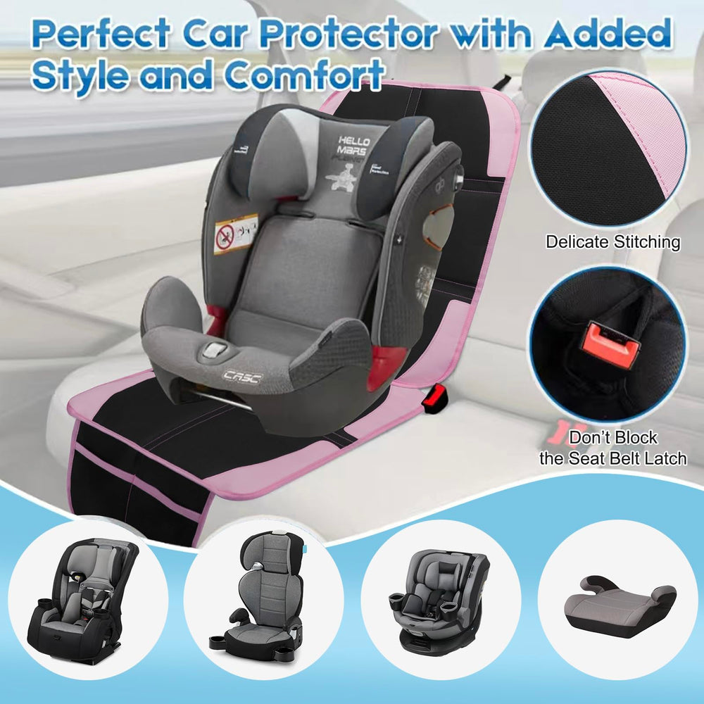 NEWFOM quick-install top straps simplify setup on car seat.