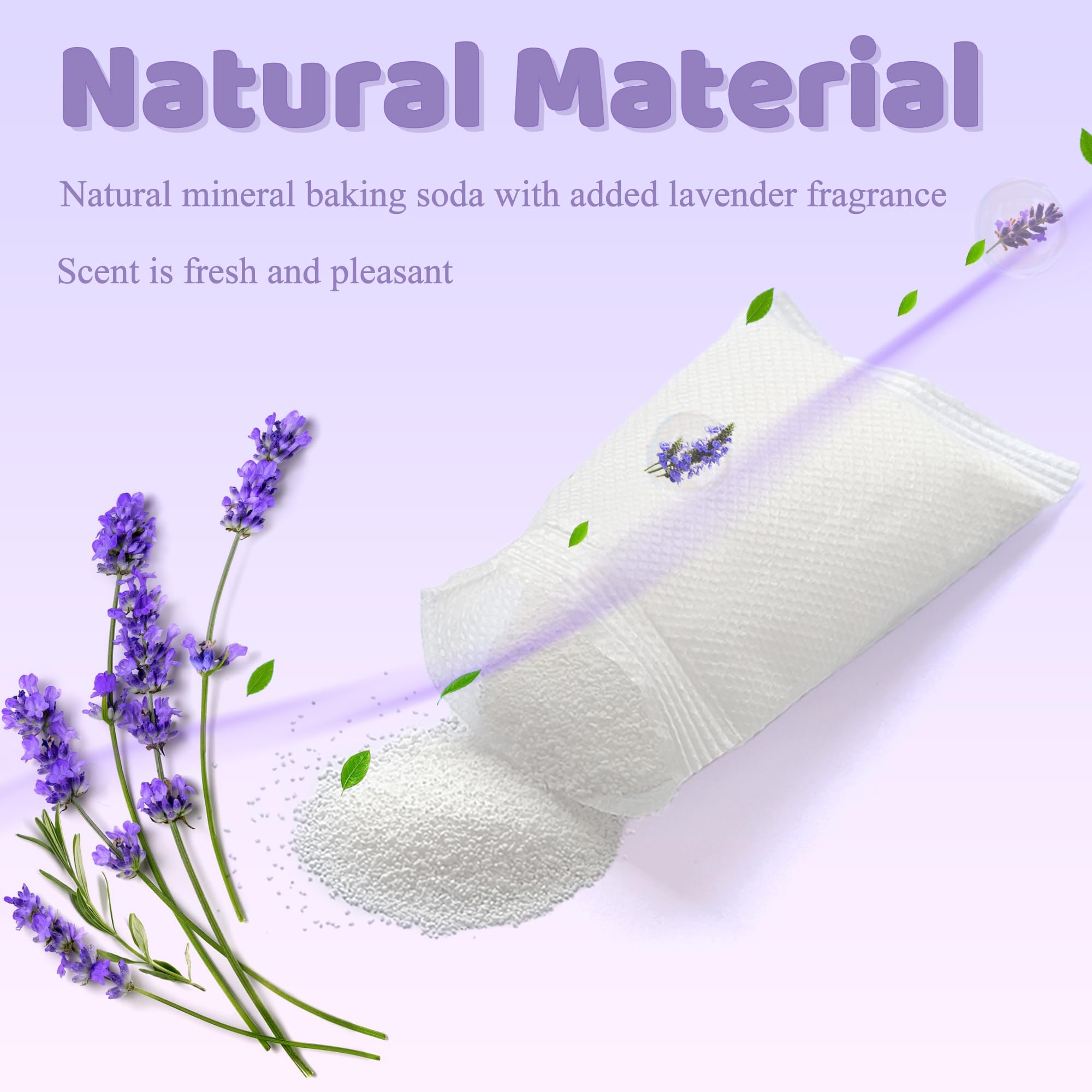NEWKE natural mineral baking soda close-up highlighting baby-friendly odor control
