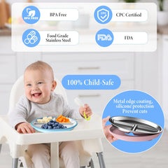 NEWKITCHEN removable silicone sleeves provide easy grip and safe handling.