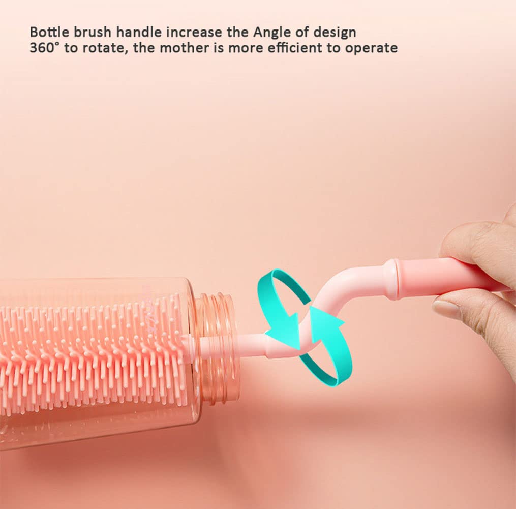 Newmemo 360-degree rotation bottle cleaner reaches every corner in seconds