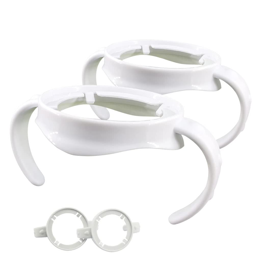 Newmemo baby bottle handles 2-pack for easy feeding grip