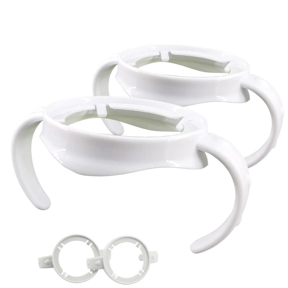 Newmemo baby bottle handles 2-pack for easy feeding grip