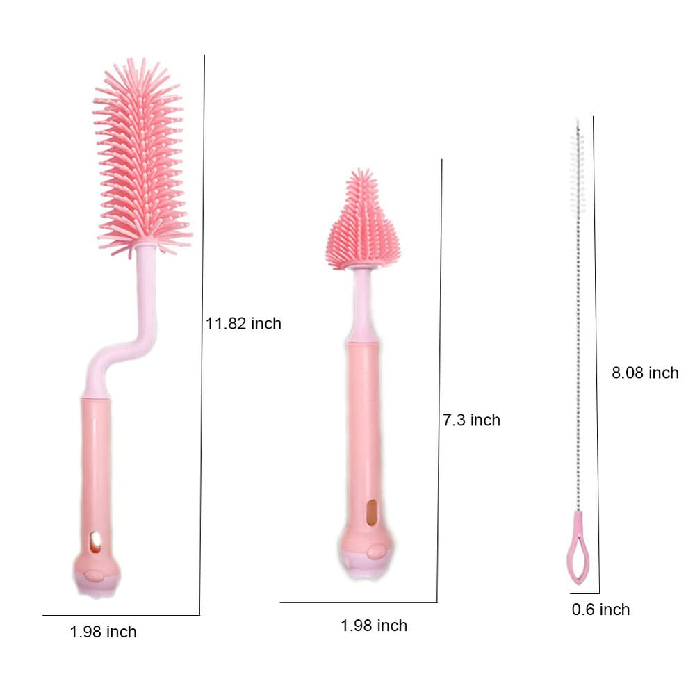 Newmemo silicone nipple brush targets hard-to-reach areas for easier nipple cleaning