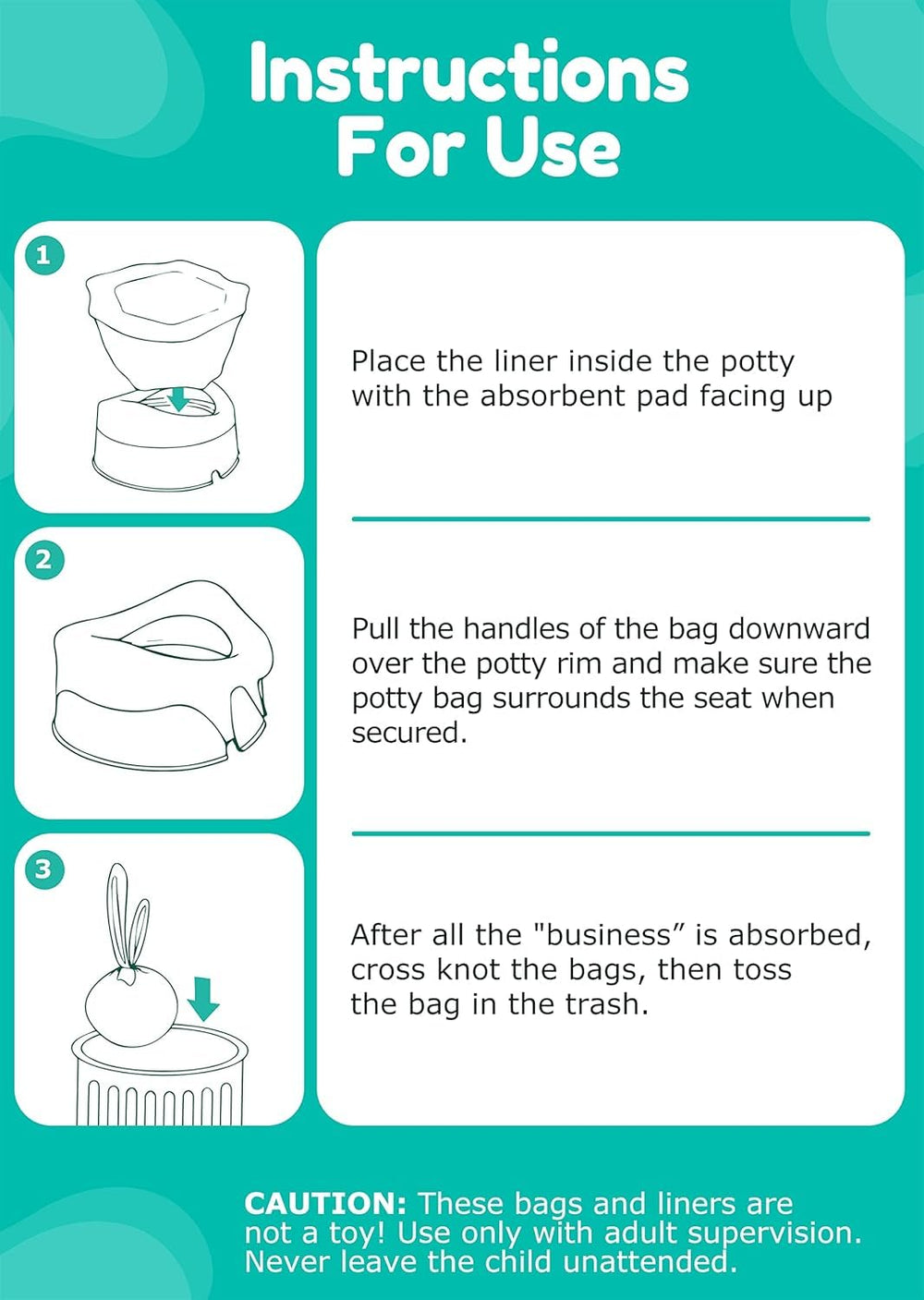 Newnice soft-comfortable liners designed for toddlers using potty training