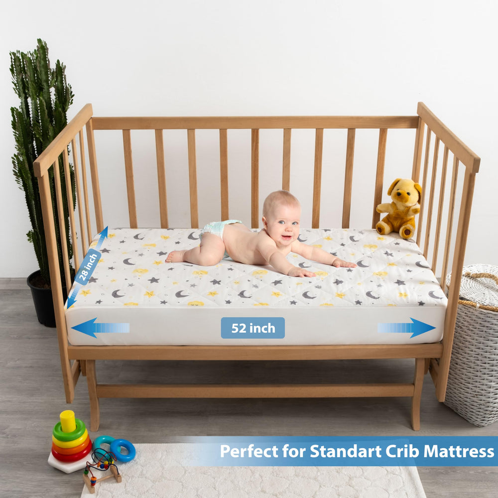 Newo Select 4 layer design crib protector emphasizes cushioning and protection