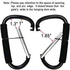 Newraturner purse hook on stroller keeps essentials within reach