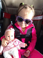Newroutes child airplane safety harness pocket-ready, fits in a diaper bag or purse