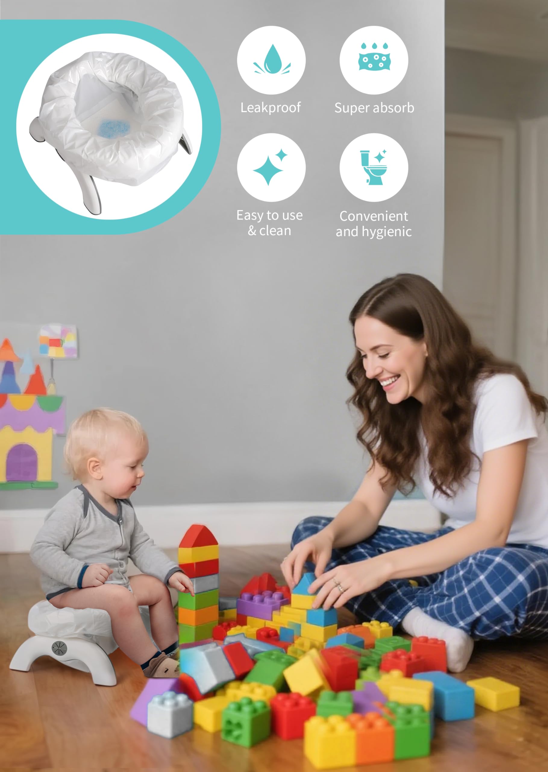 Newspitaya leak-proof design close-up highlights mess-free potty time