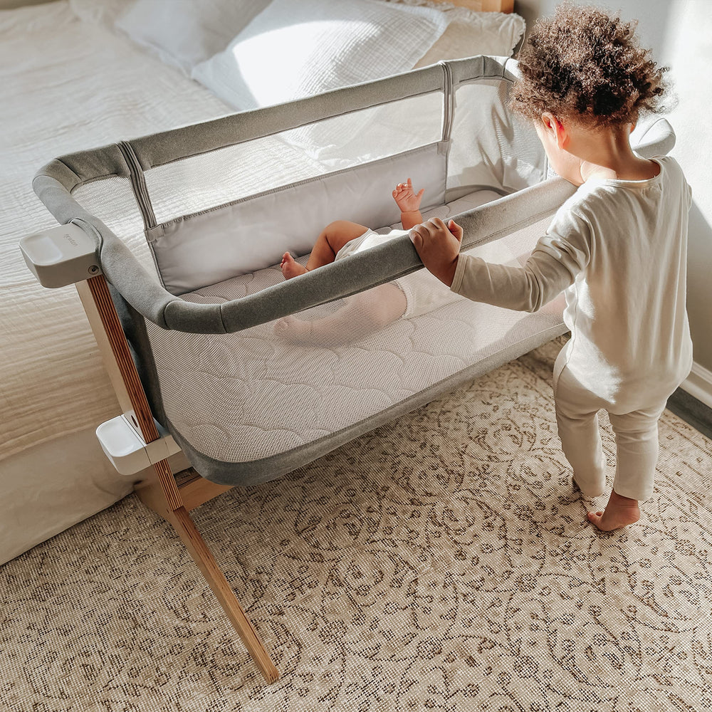Newton Baby bassinet sheet size fits 18.63 by 35.25 inches