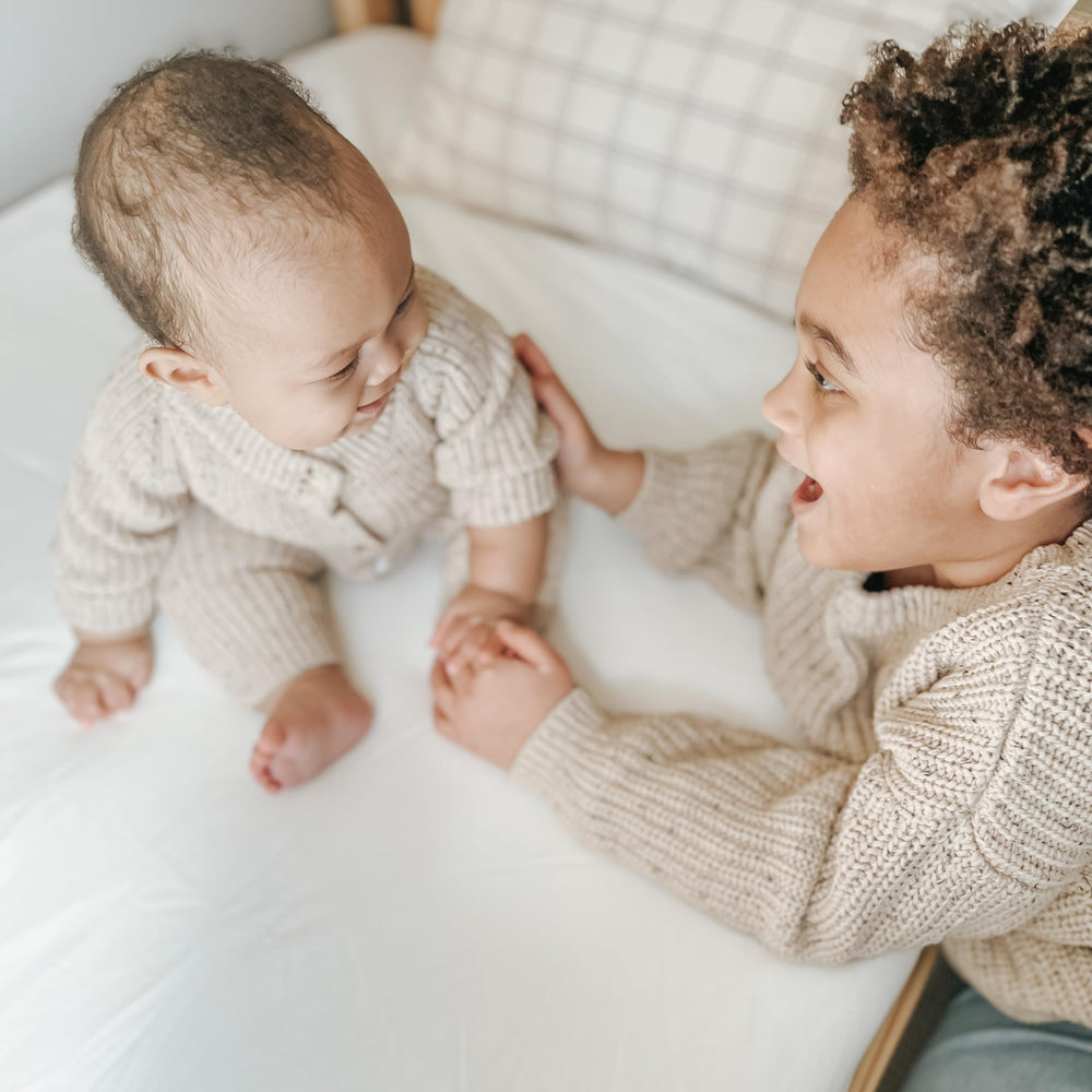 Newton Baby Cream Organic Twin Mattress Pad uses non-toxic organic materials