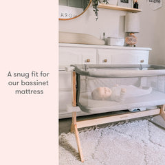 Newton Baby elastic-edge design keeps sheets in place throughout night moves
