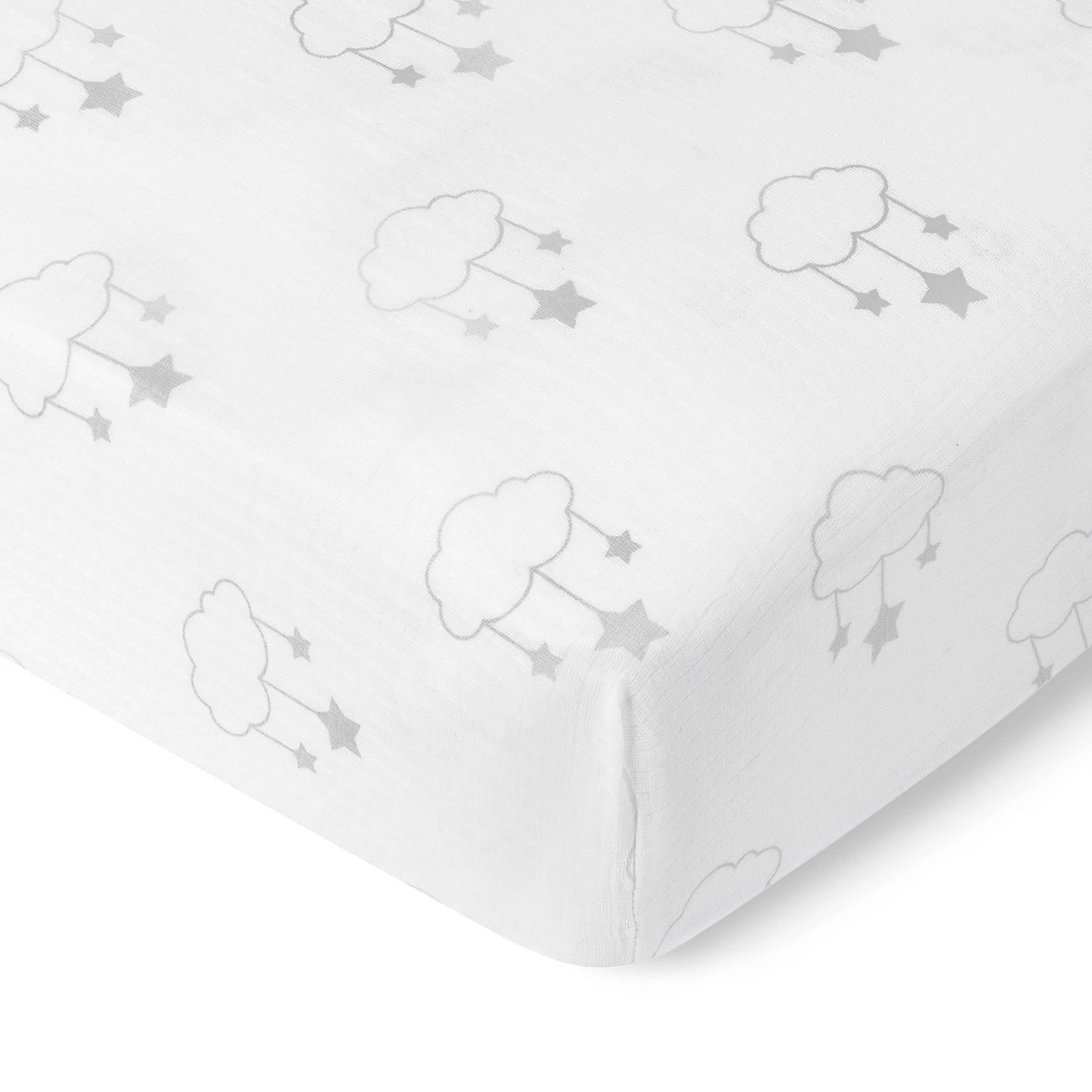 Newton Baby fitted crib sheet 52x28 crib fit with snug elastic