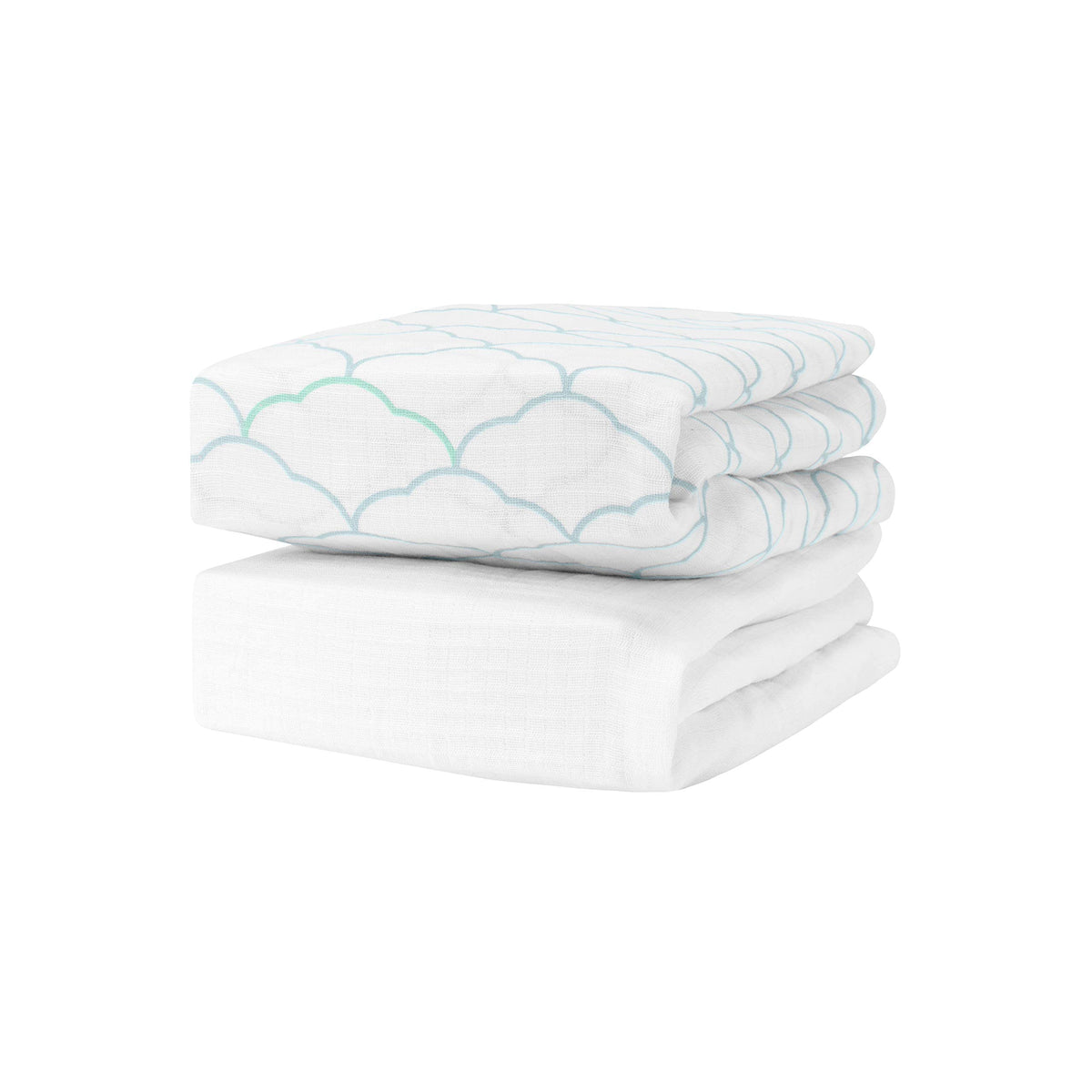 Newton Baby fitted crib sheet in breathable organic cotton for cool baby sleep