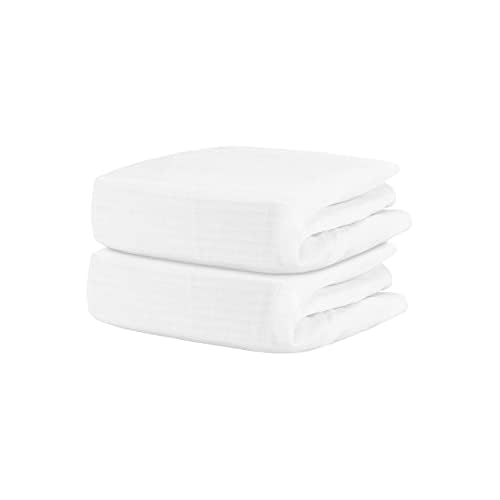 Newton Baby fitted crib sheet close-up shows soft organic cotton texture for baby comfort