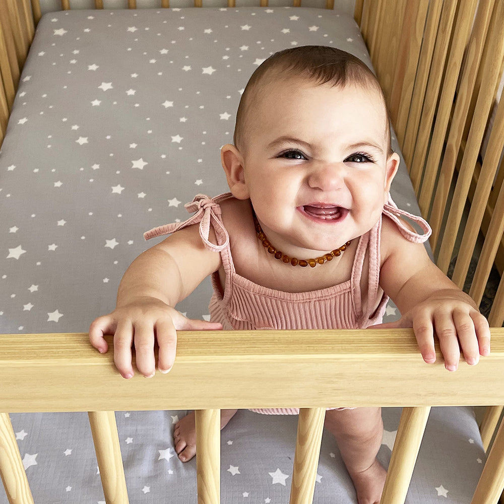Newton Baby fitted crib sheet GOTS certified eco-friendly baby bedding