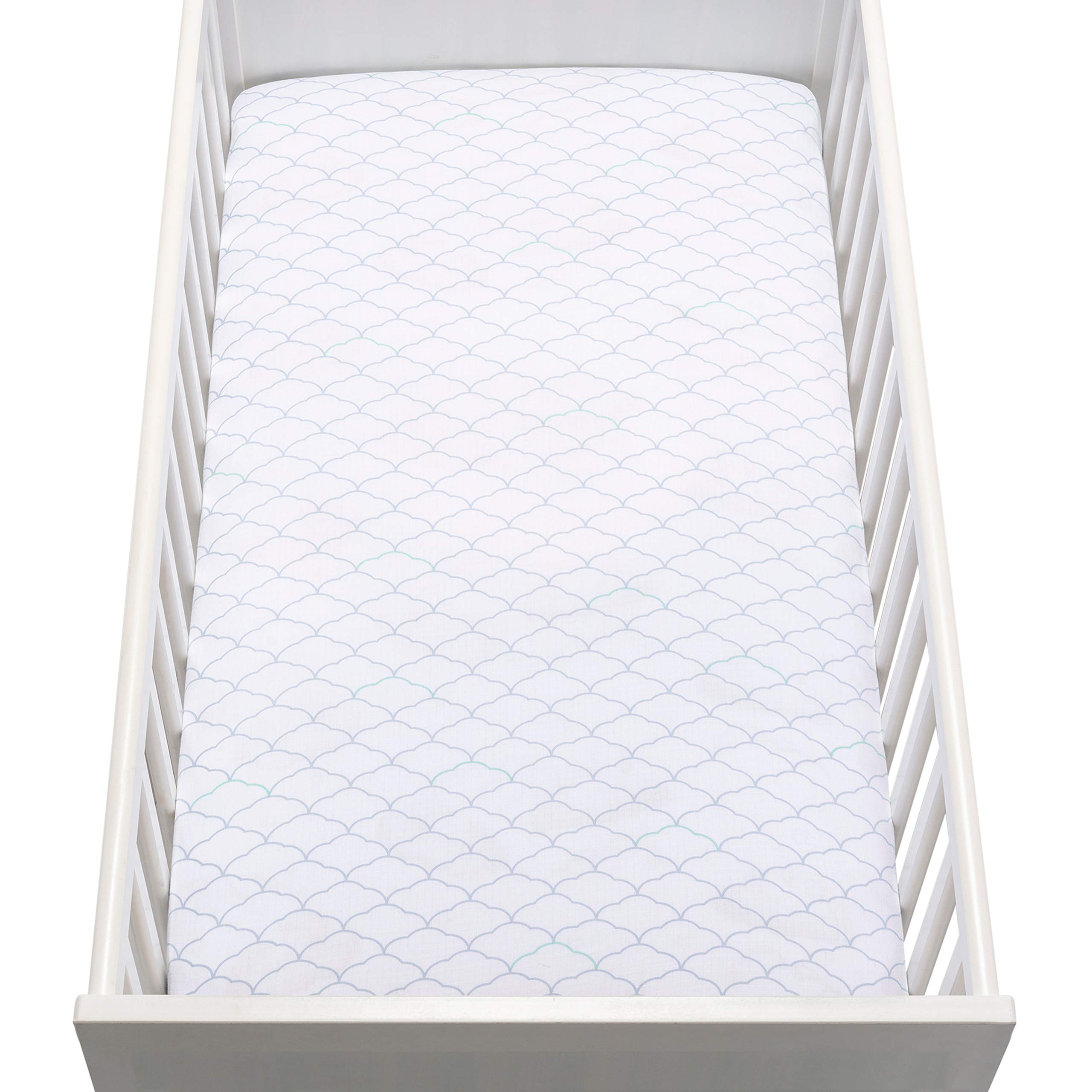 Newton Baby organic cotton sheet highlighting soft, skin-friendly texture