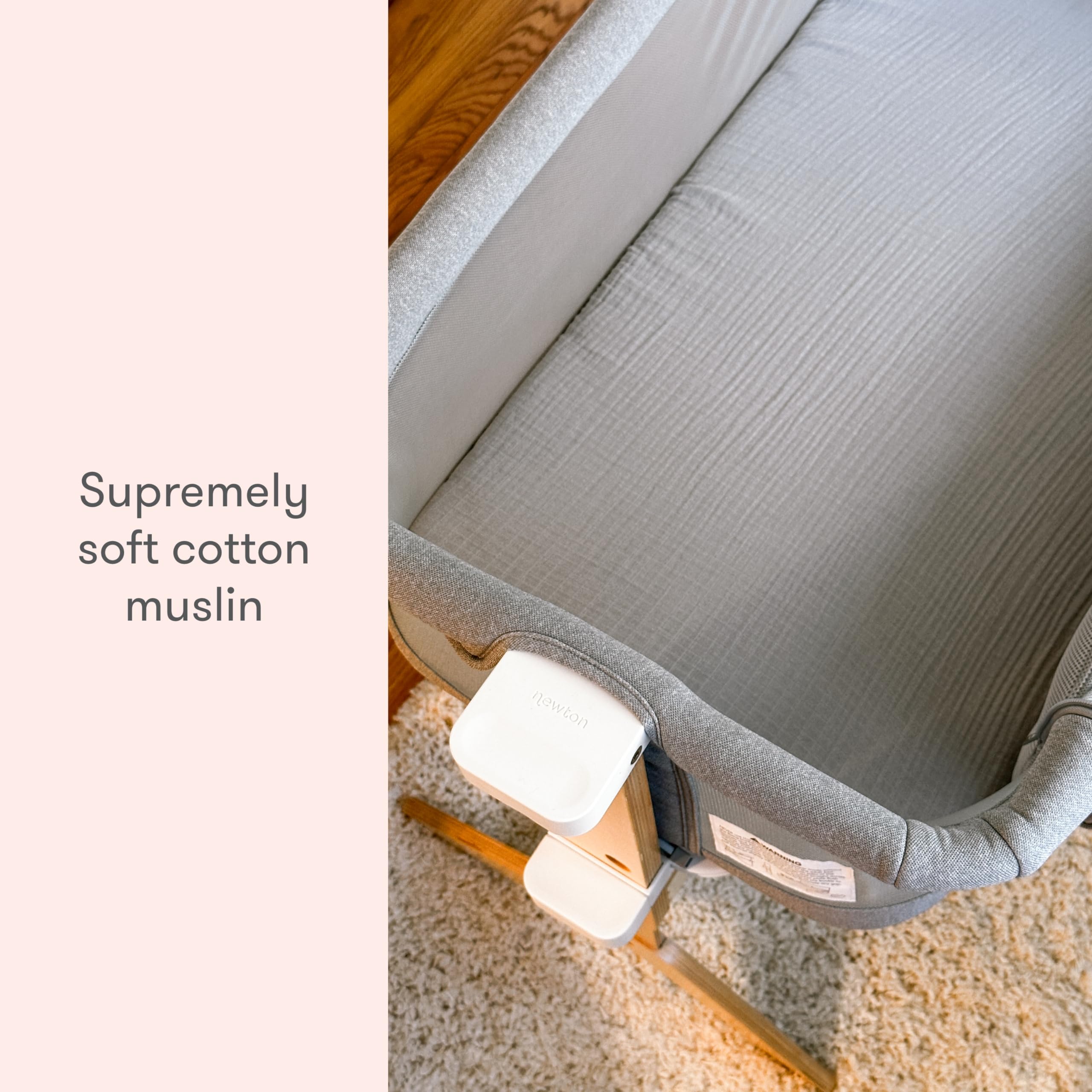 Newton Baby GOTS-certified muslin delivers soft texture with ethical production