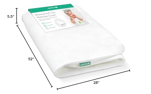 Nighttime quick-swap with Newton cover back on mattress in calm nursery