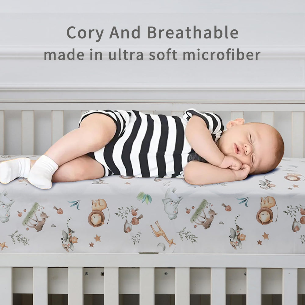 Newvenper cute-patterns soft colors brighten nursery and support pleasant sleep