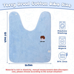 Newwiee 9-pcs baby bibs in varied colors for easy outfit pairing.