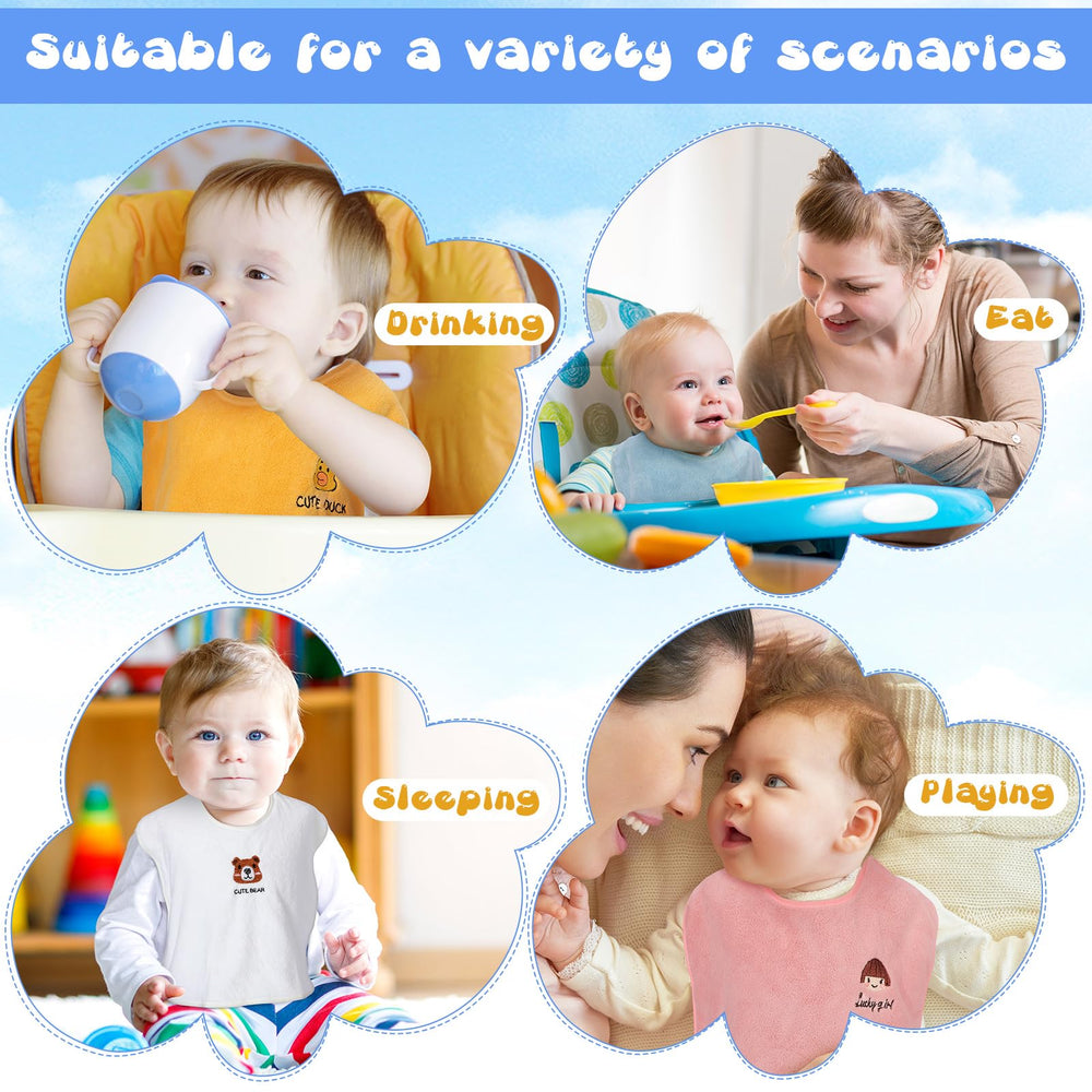 Newwiee travel-friendly bibs tuck small and dry quickly in bags.